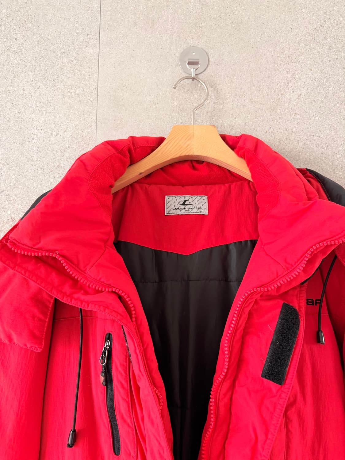 르까프 오리털 파카 패딩 아주 따뜻 레드 남자 110 상품이미지3