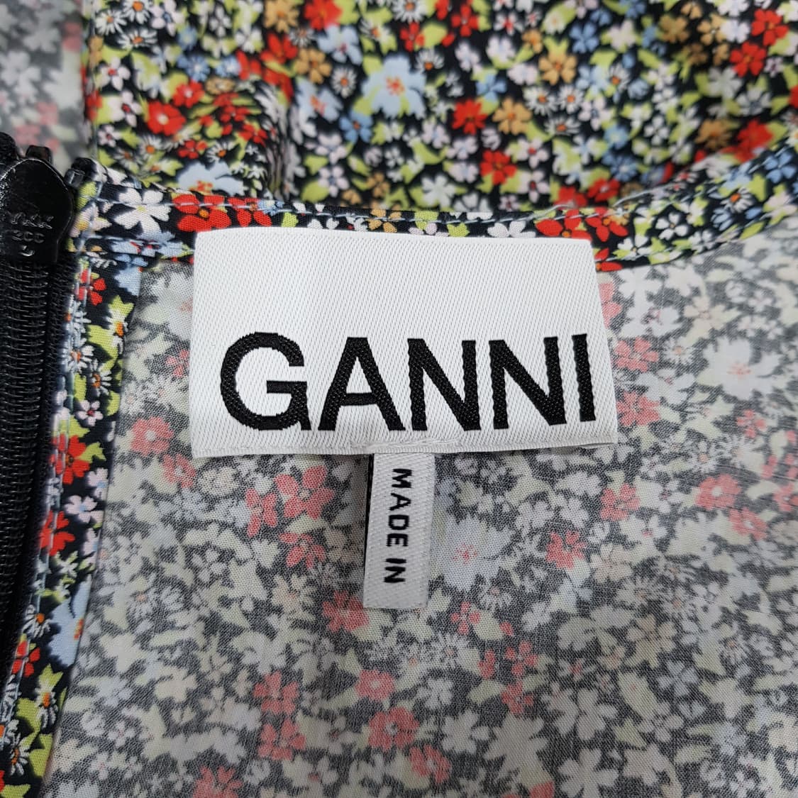 가니 2021 플로럴 패턴 미디 드레스 34사이즈 상품이미지8