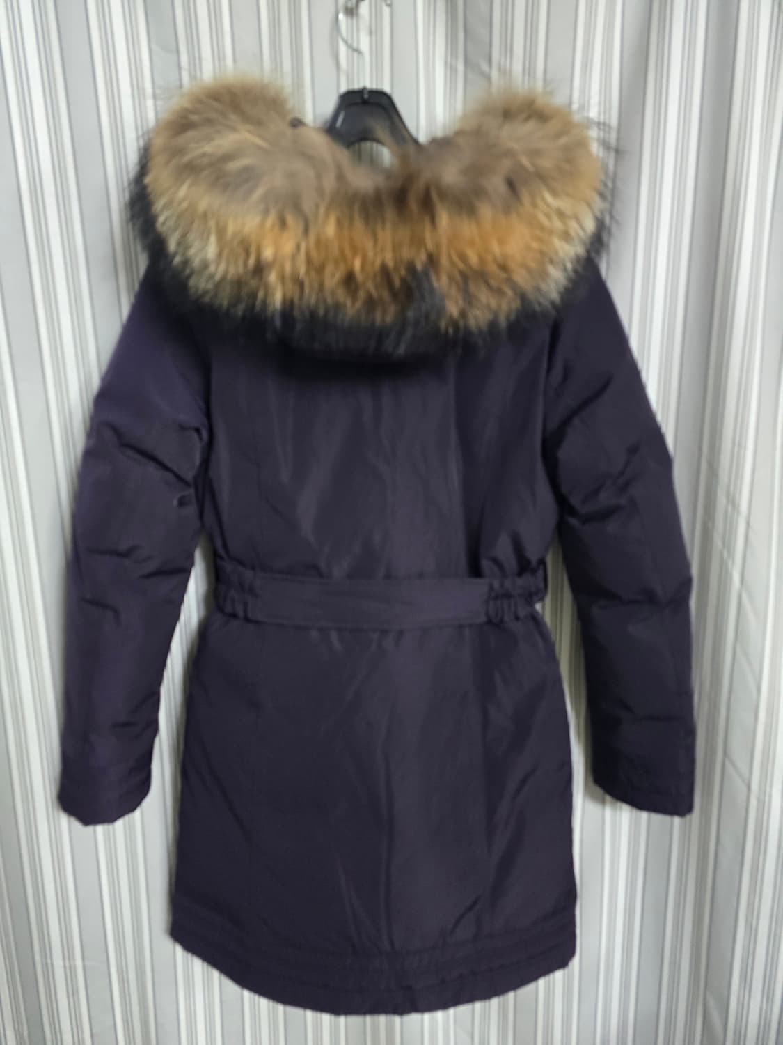 (85) 헤지스 여성골프 라쿤털 다운패딩자켓 상품이미지2