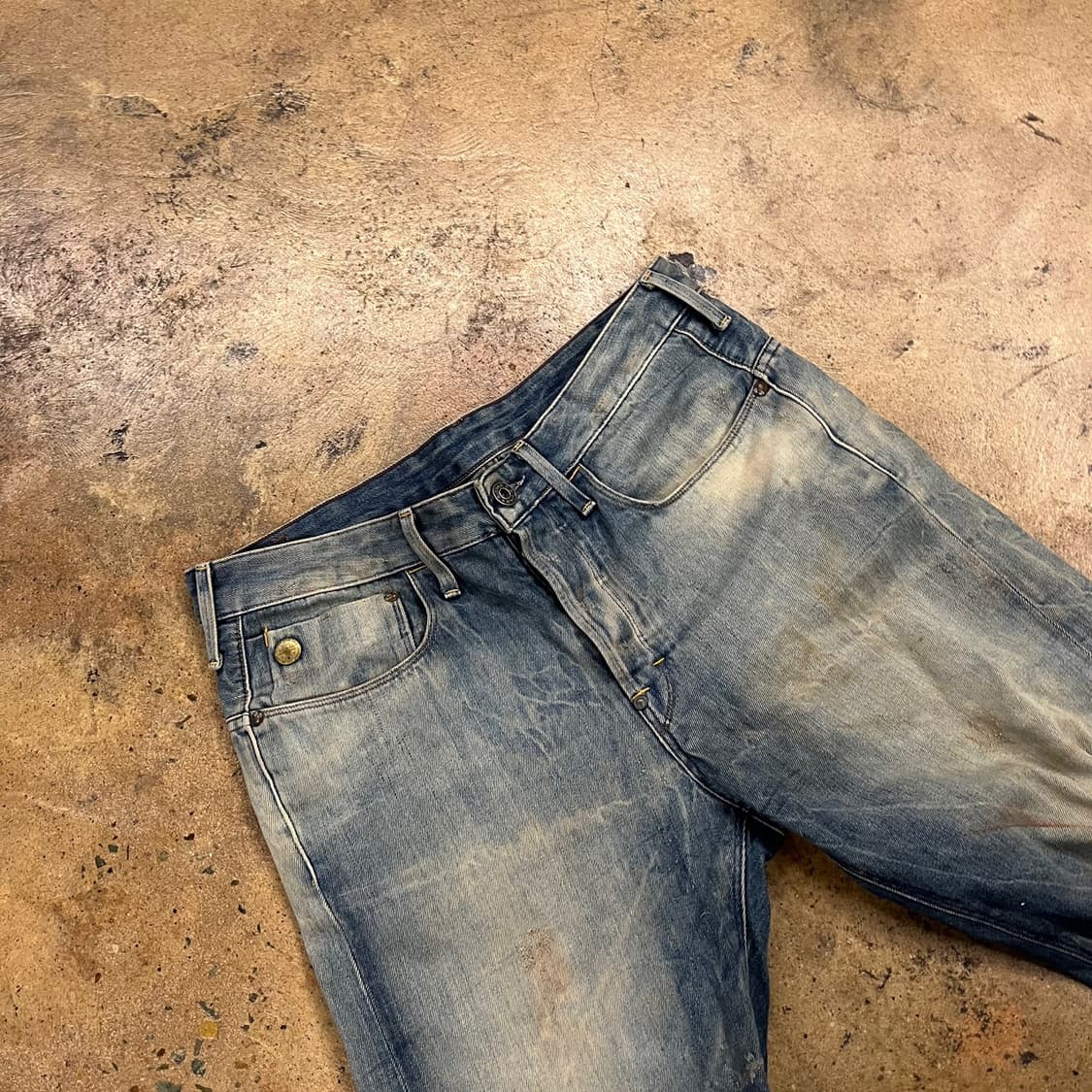 [정품/32] 지스타 워싱 데님 청바지 b10 상품이미지1