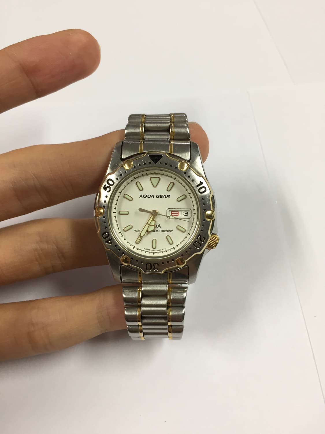 90s seiko alba aqua gear combi day-date 상품이미지3