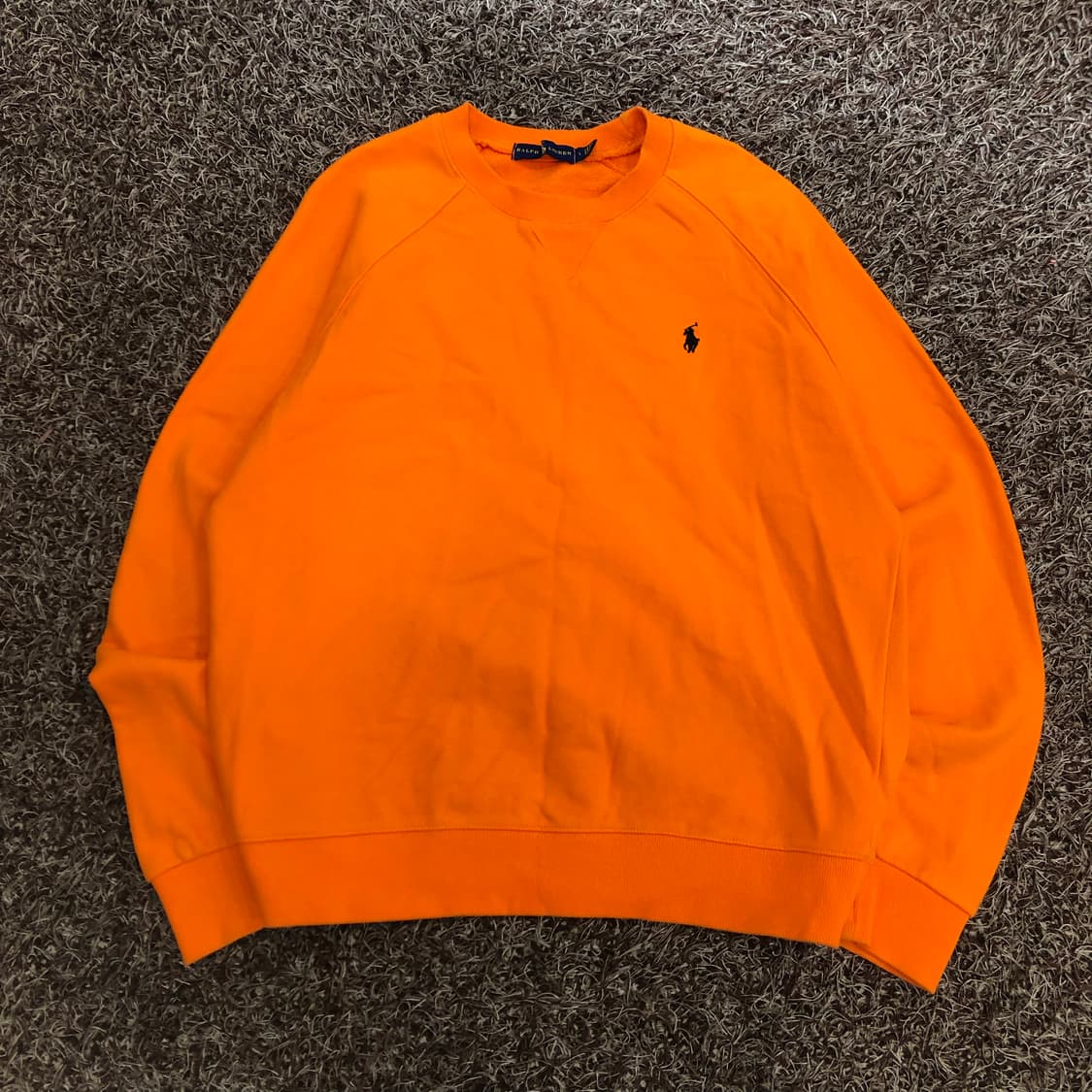 폴로 랄프로렌 오렌지 맨투맨 티셔츠 상품이미지1