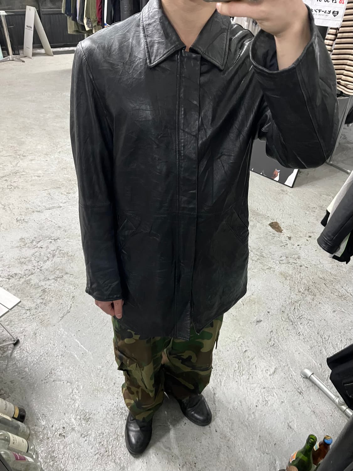 BIGLIDUE leathe car coat 상품이미지4