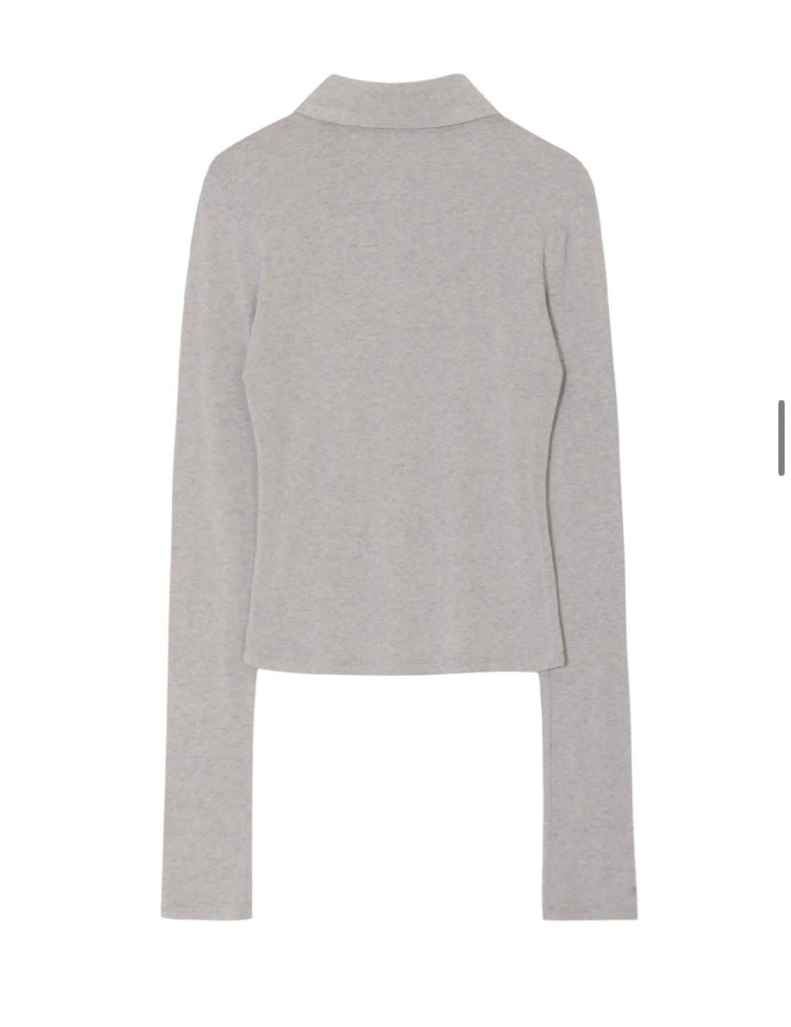 보헤미안서울 soft half collar shirt, oatmeal 상품이미지3