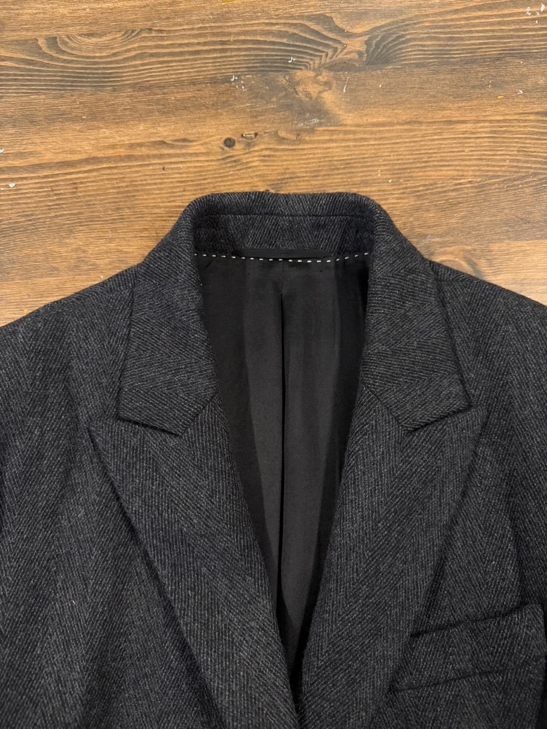 닐바렛 헤링본 코트 여성66 상품이미지5