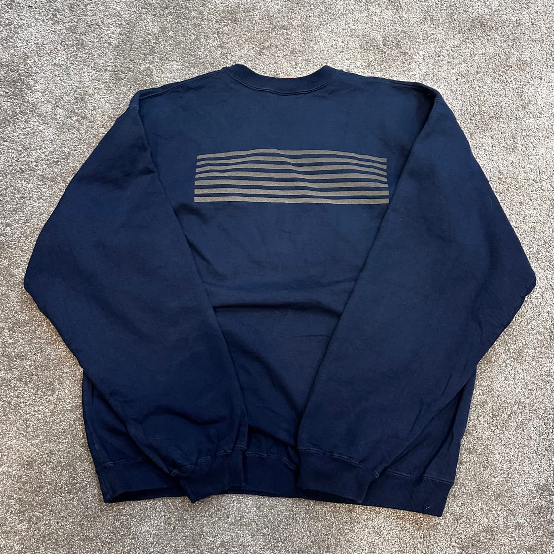 USA 빈티지 코스트가드 네이비 크루넥 스웨셔츠L 상품이미지2