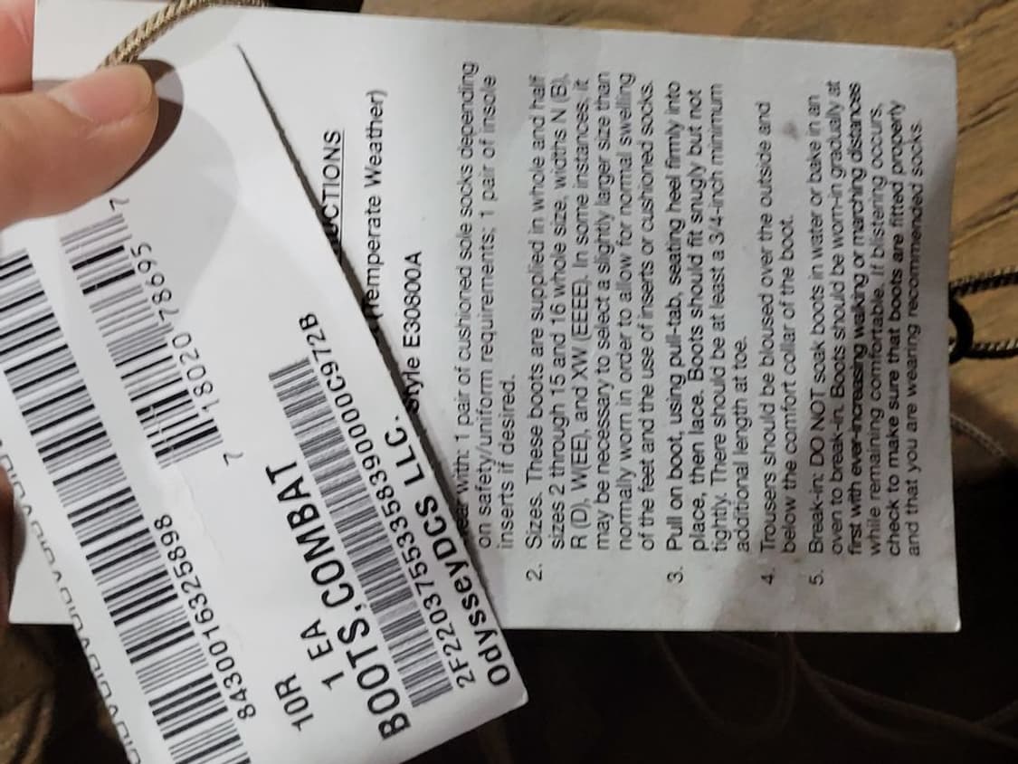 미 ocp 사계절 고어텍스 부츠 상품이미지3