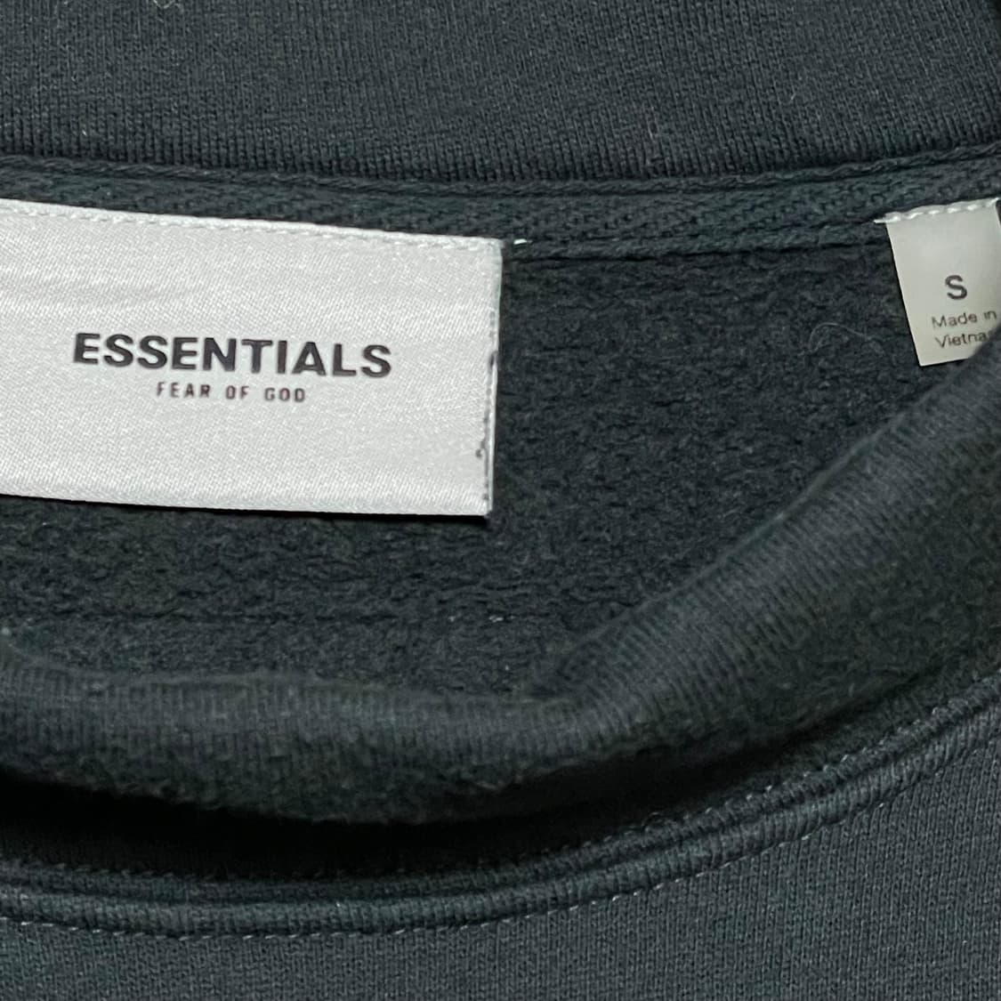 [S] 에센셜 Fear of God 모크넥 맨투맨 티셔츠 상품이미지2