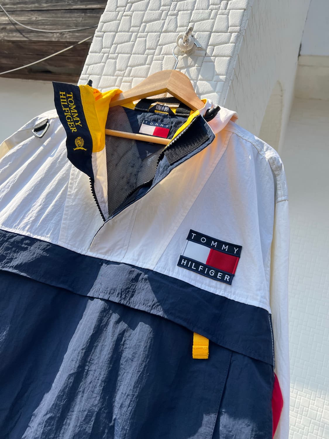 90s 올드스쿨 타미힐피거 세일링기어 윈드자켓 상품이미지1