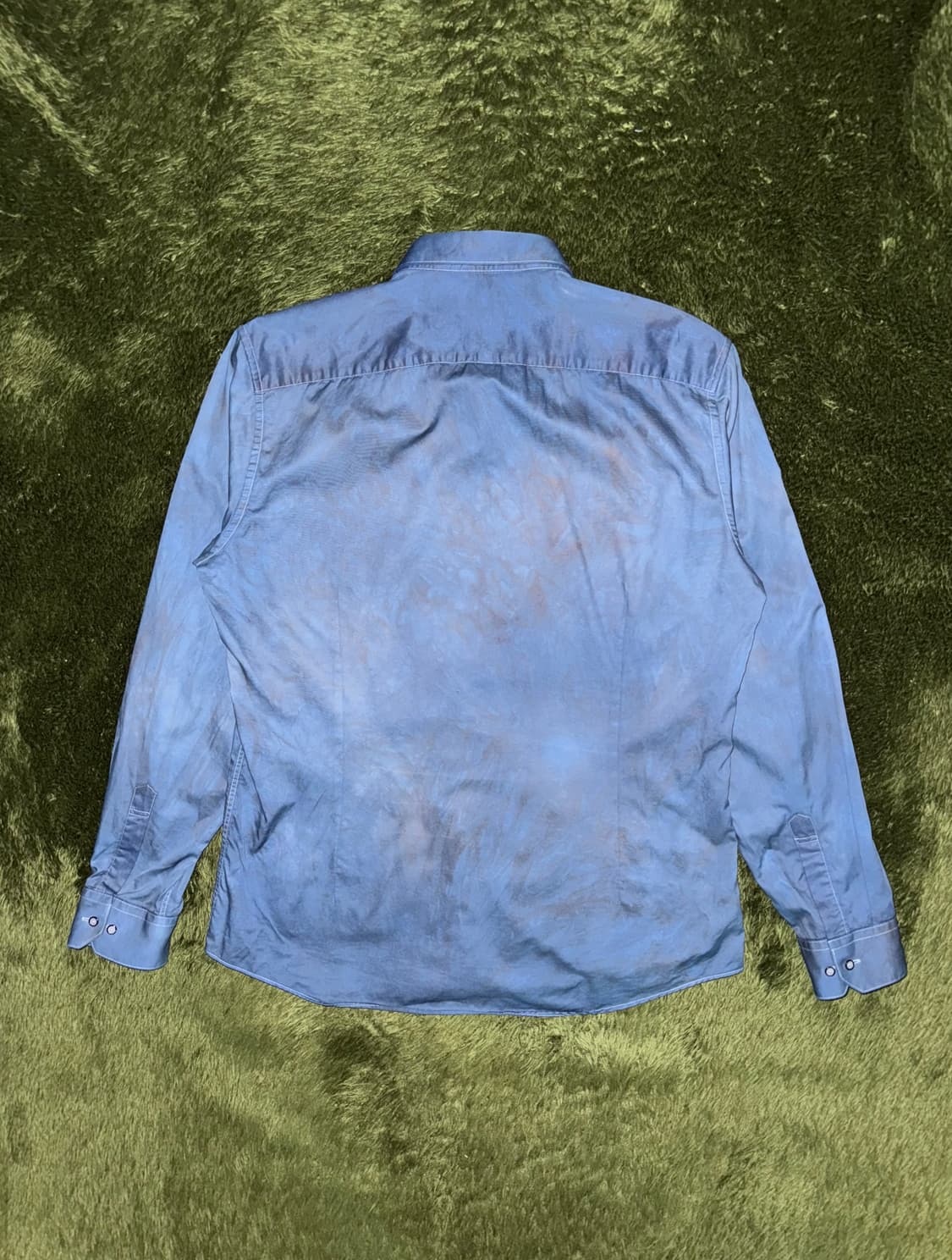 S.T. Dupont Classic 듀퐁 클래식 인디고 다잉 코튼 셔츠 상품이미지7