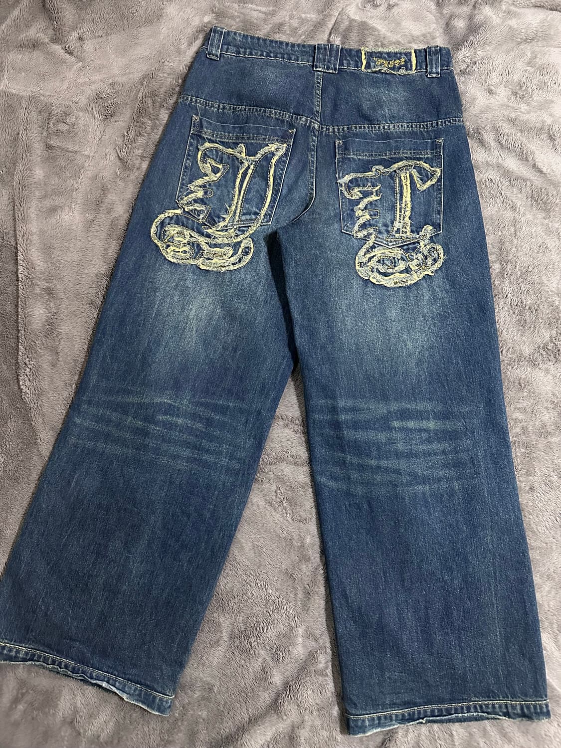 제이디드 런던 배기 와이드 데님팬츠 상품이미지1