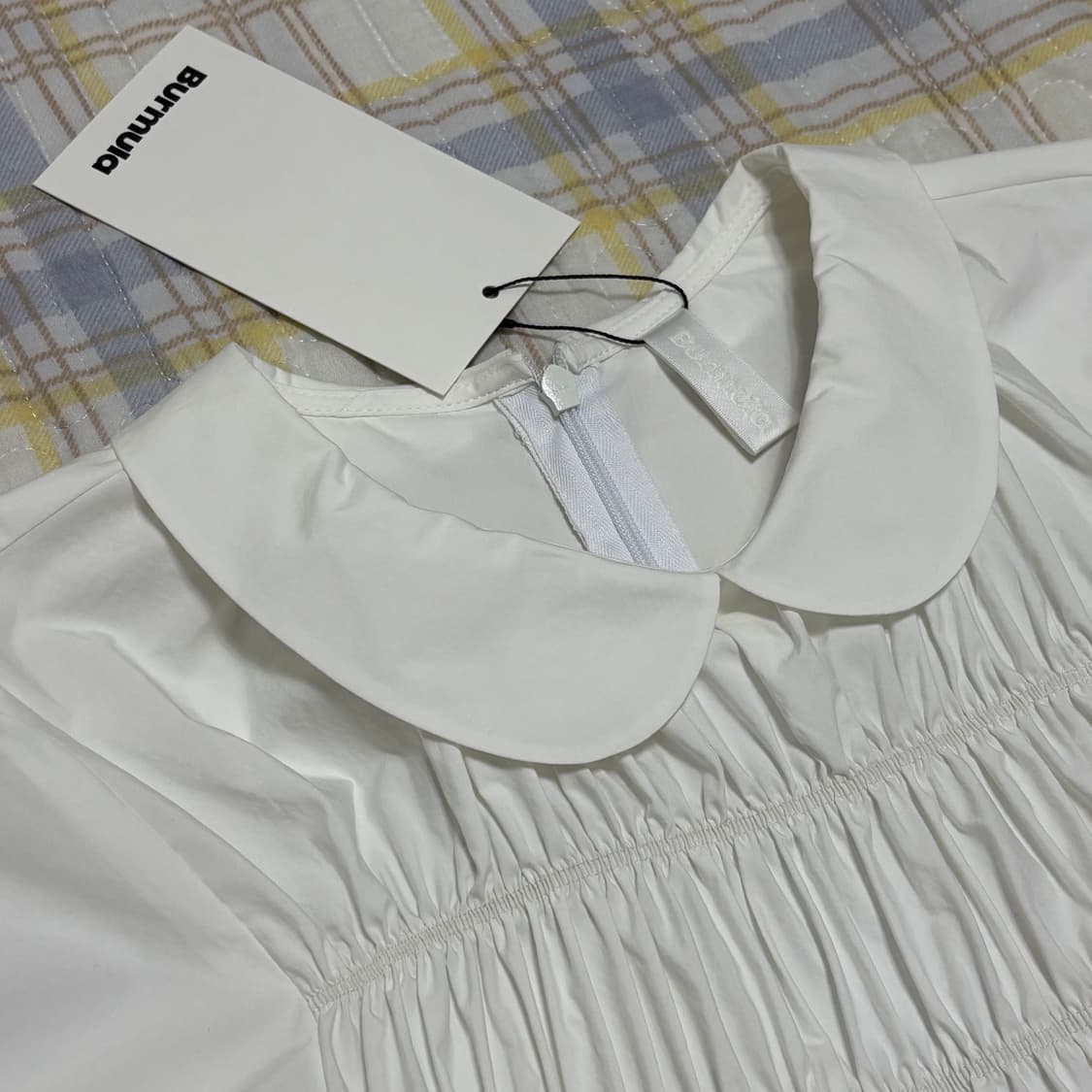 버뮬라 GATHER 칼라 블라우스 (새상품) 상품이미지2