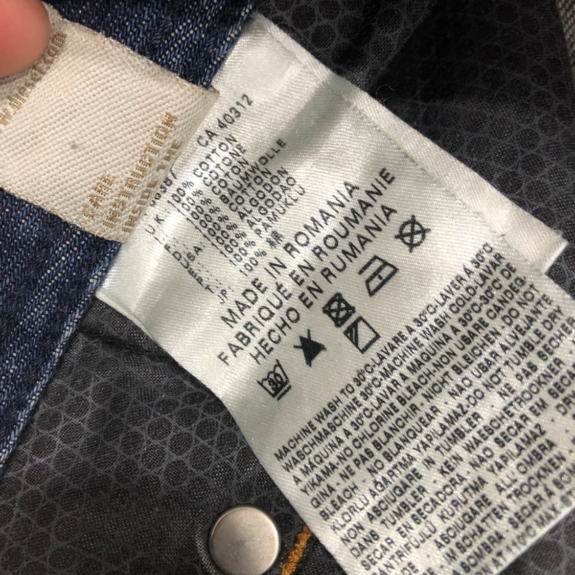 디젤 X 아디다스 워싱 디스 데님팬츠 상품이미지10