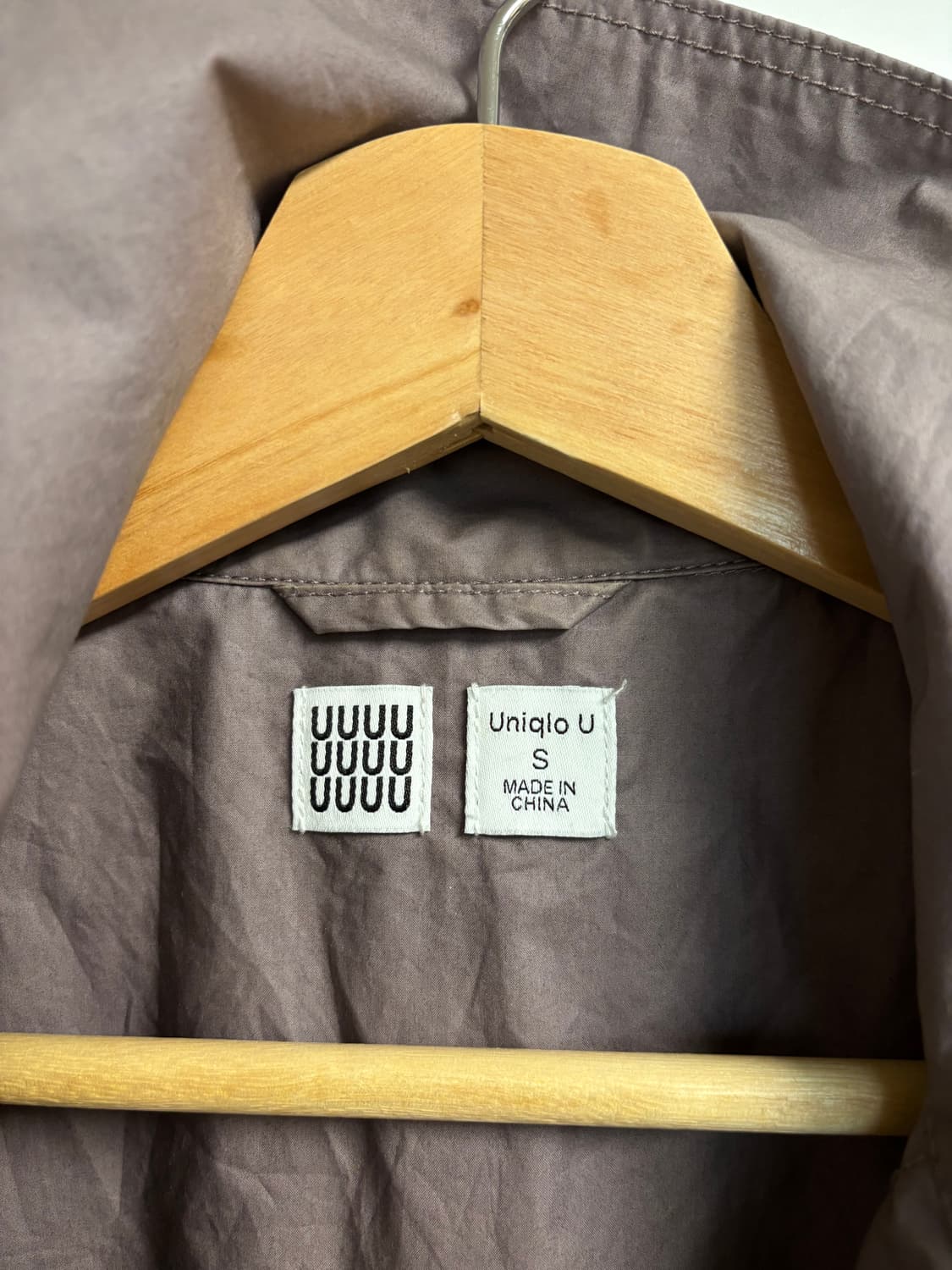 [S] 유니클로 U 크롭 블루종 자켓 퍼플 상품이미지3