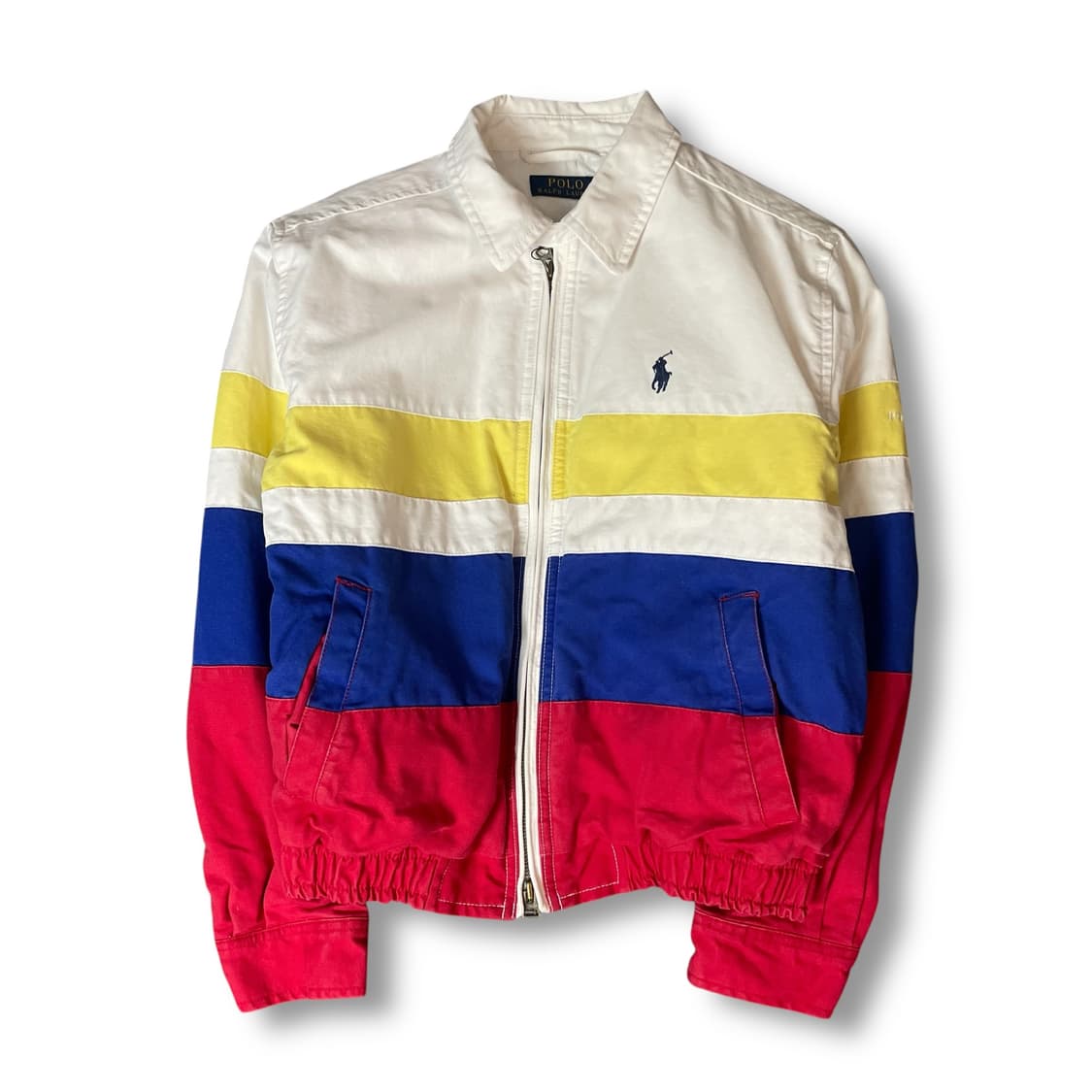 폴로랄프로렌 삼색 단가라 숏자켓 S 상품이미지1