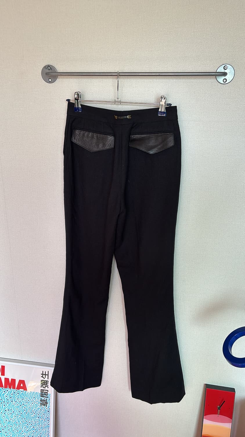 Leather Point Flare Pants 상품이미지4