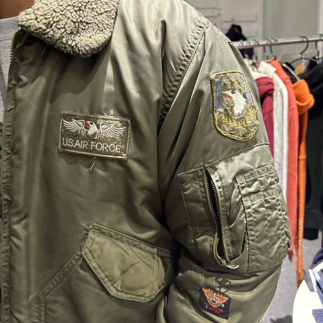US AIR FORCE ma-1 빈티지 자켓 상품이미지2