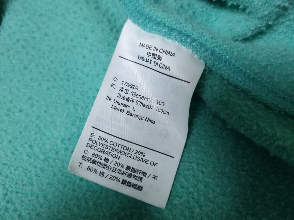 [무료배송][100]나이키 남성용 기모 맨투맨 긴팔티 상품이미지8