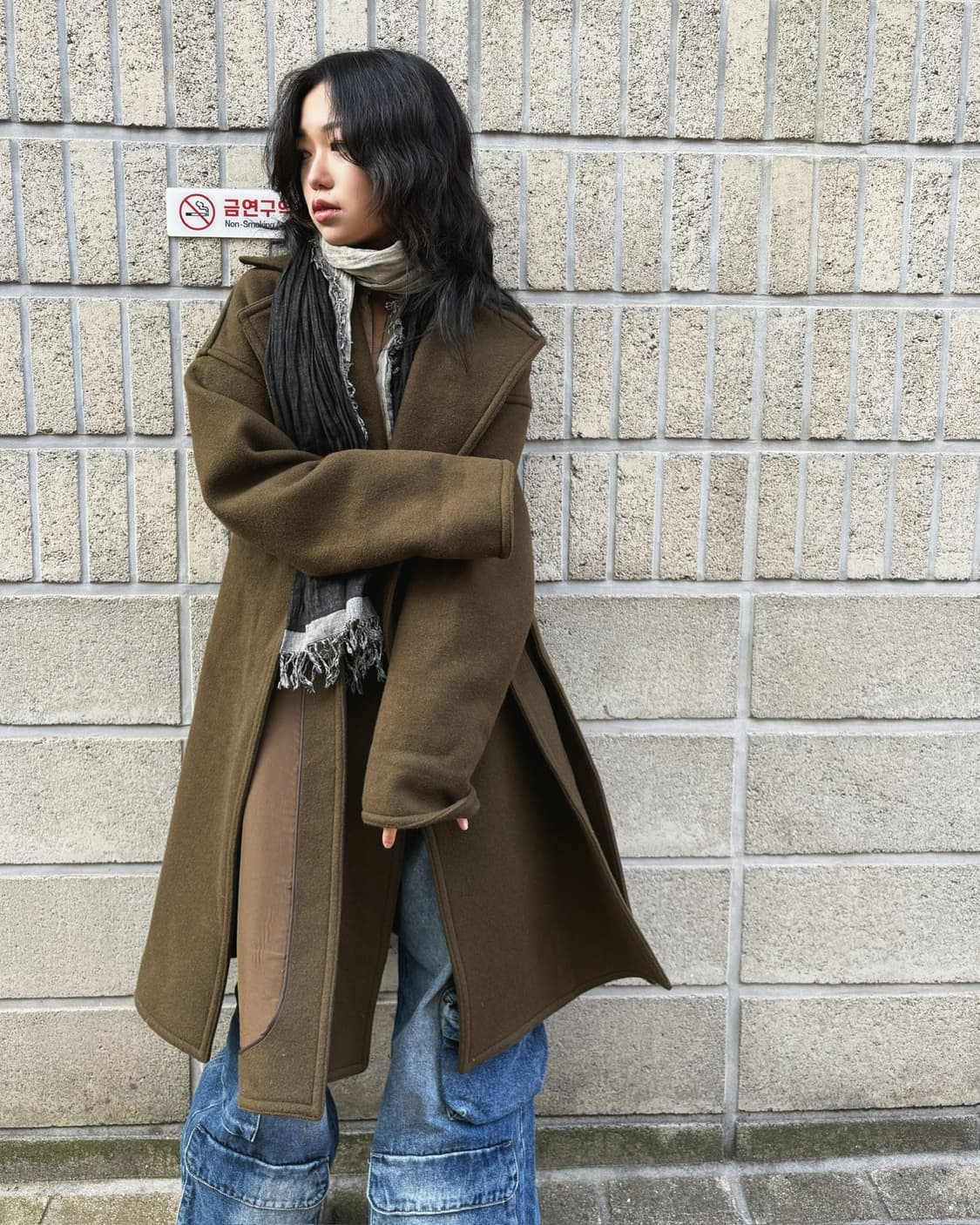 셀린느 피비 파블로 시즌 아카이브 사이드 디테일 오픈 코트 상품이미지3