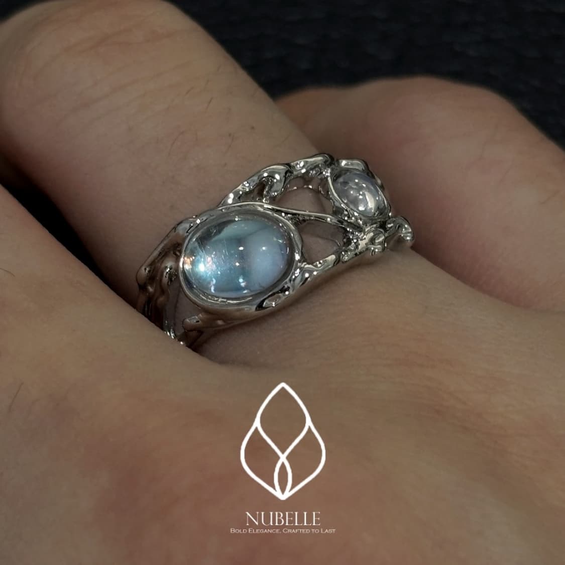 🌗 Antique waterdrop ring / 물방울 엔틱 반지 상품이미지1