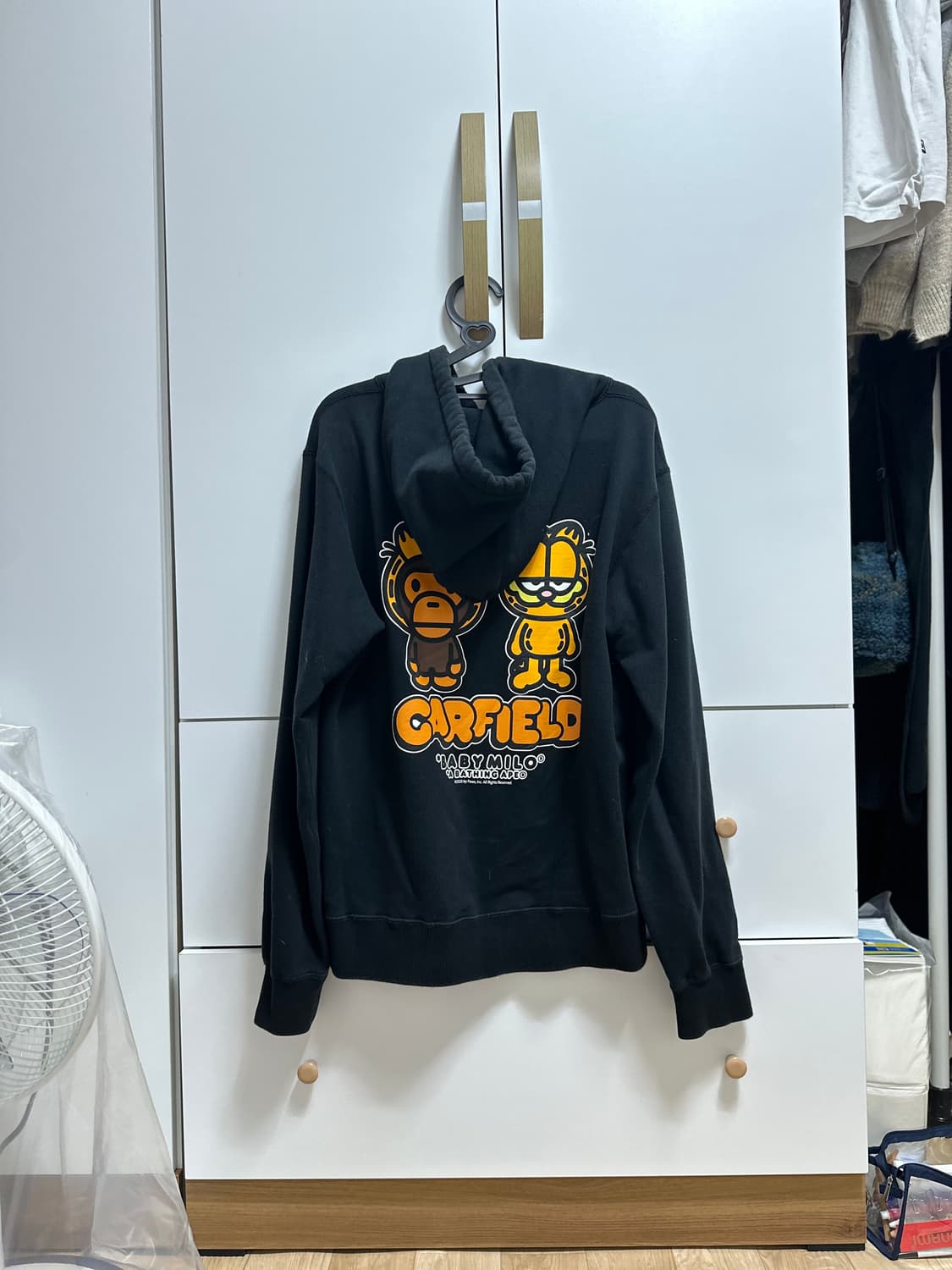 베이프 마일로X가필드 후드티 L 상품이미지2