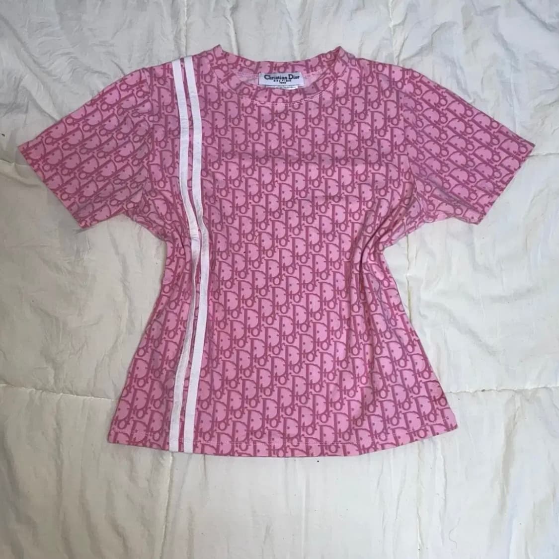디올 dior 오블리크 삼선 반팔 디올 정품 유일매물 디올 빈티지 상품이미지1