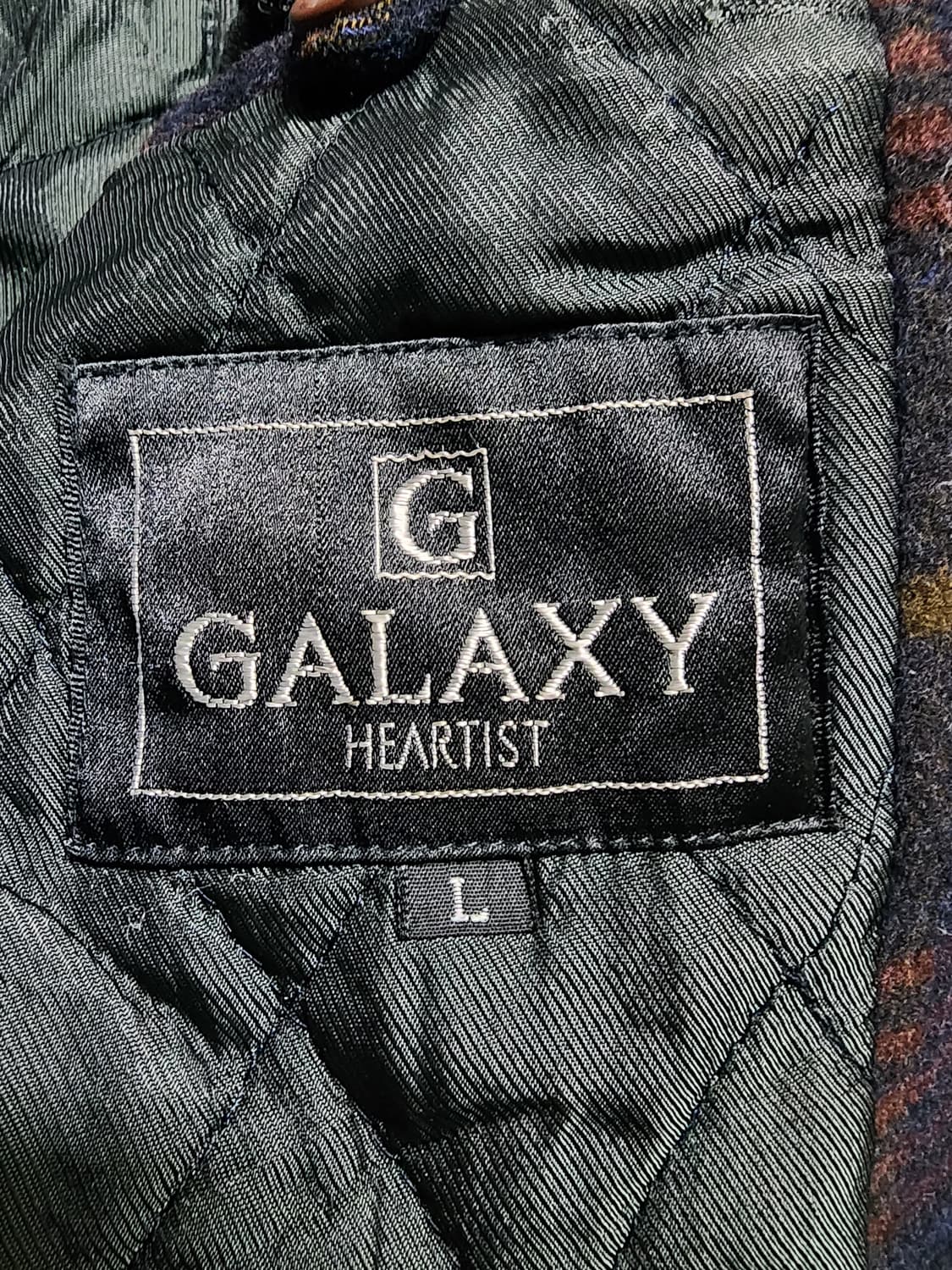 80's 올드스쿨 제일모직 갤럭시 체크 패턴 봄버 자켓 상품이미지5