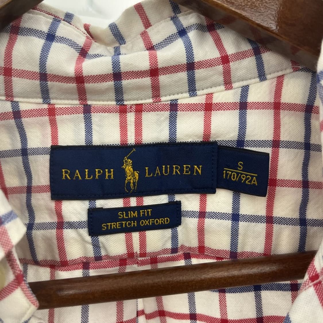 폴로 랄프로렌 컨트리 빈티지 레트로 옥스포드 체크 셔츠 S C11018 상품이미지5