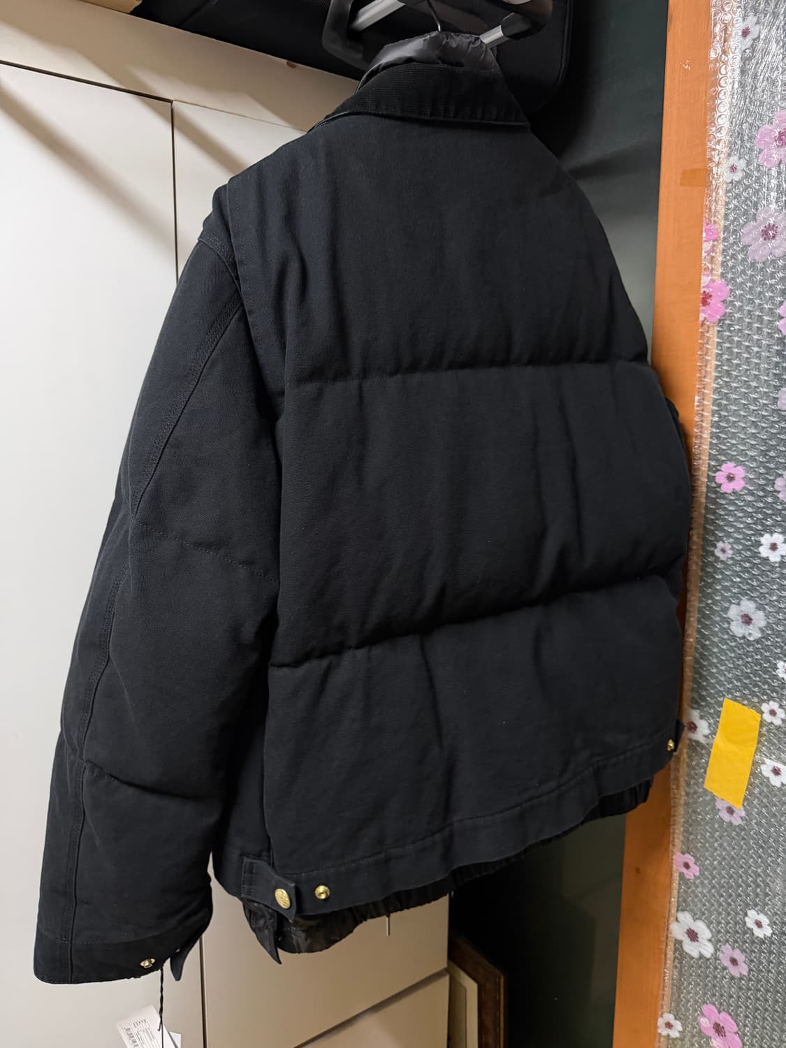 2] 사카이 x 칼하트 WIP 워시드 덕 퍼퍼 자켓 블랙 상품이미지6