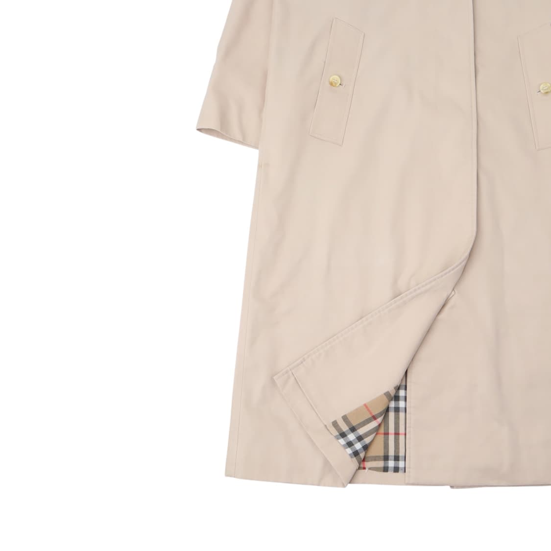 버버리 베이지 발마칸 싱글 트렌치 코트 상품이미지4