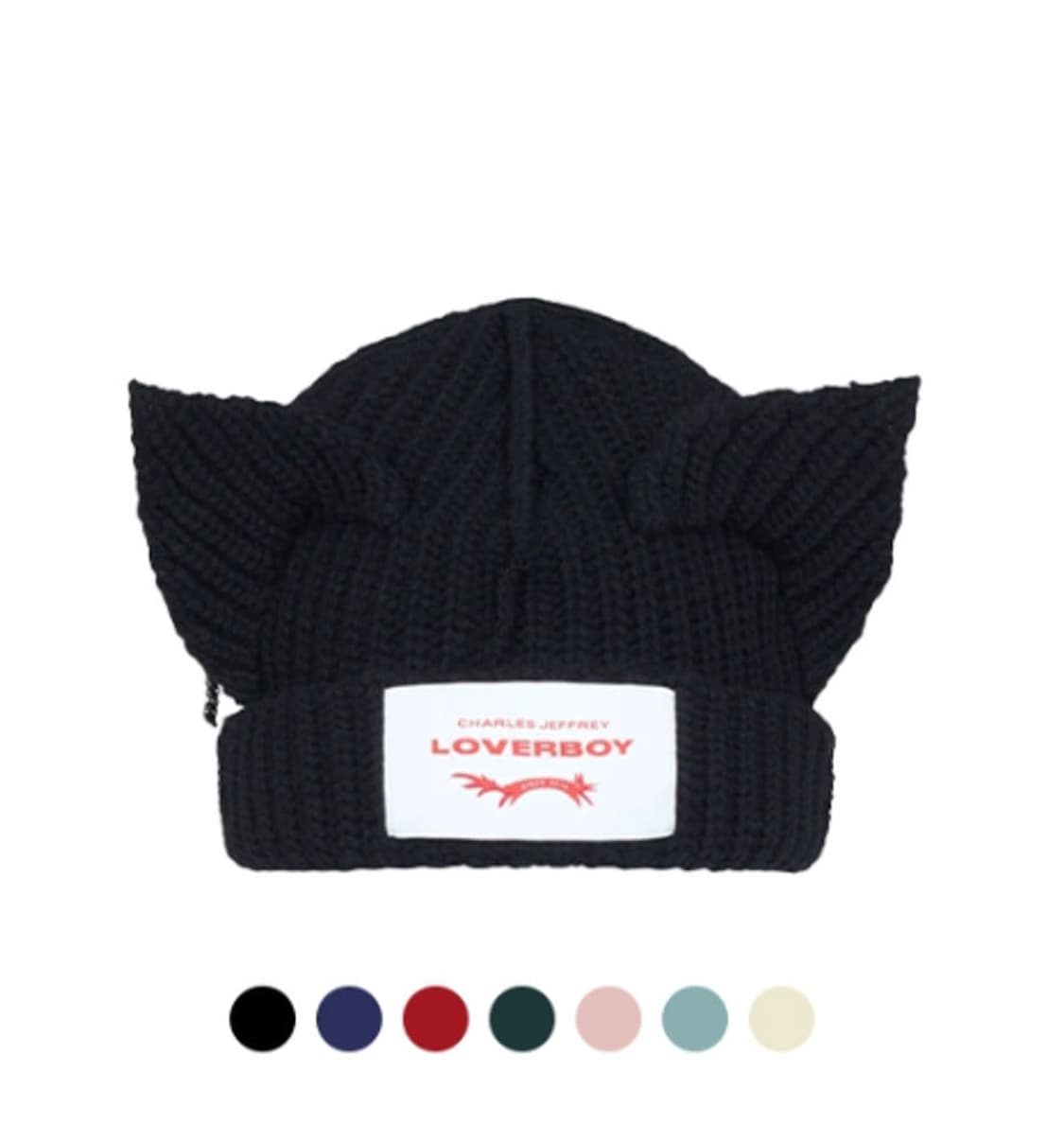찰스제프리 러버보이 고양이 비니 블랙 상품이미지1
