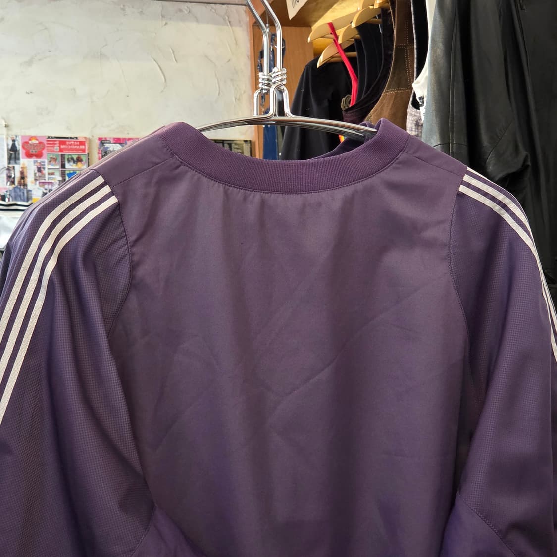아디다스 재팬 퍼플 투웨이 웜업 상품이미지7