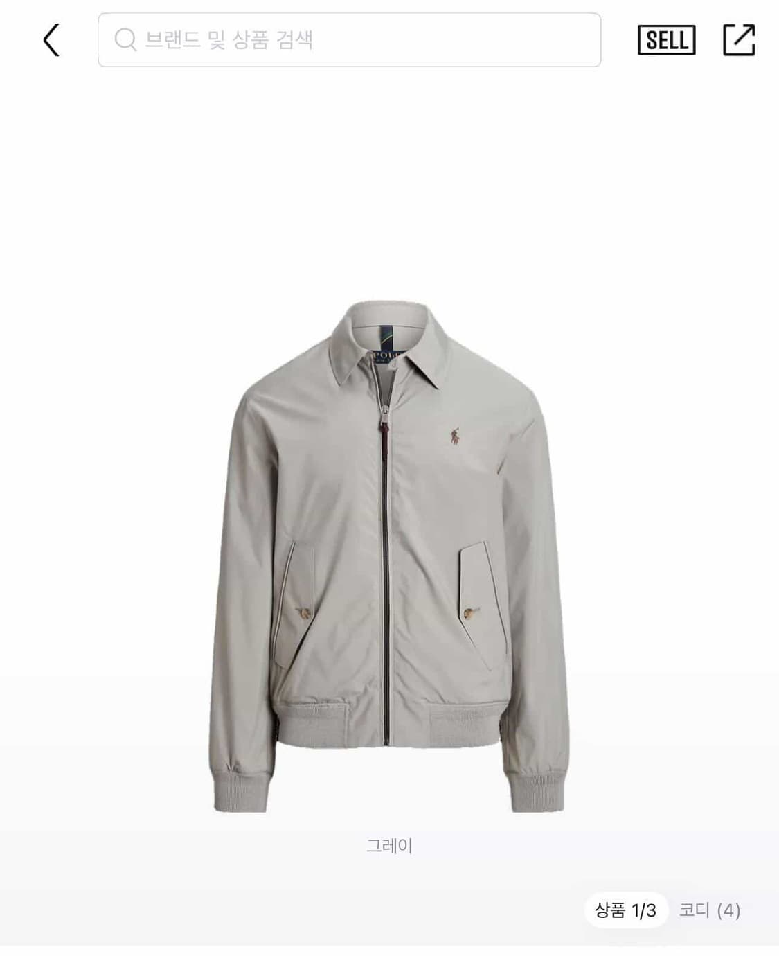 폴로 랄프로렌 패커블 폴리쉘 자켓 상품이미지1