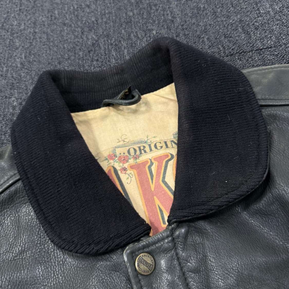 90s DAKOTA American Spirit 레더 자켓 상품이미지9