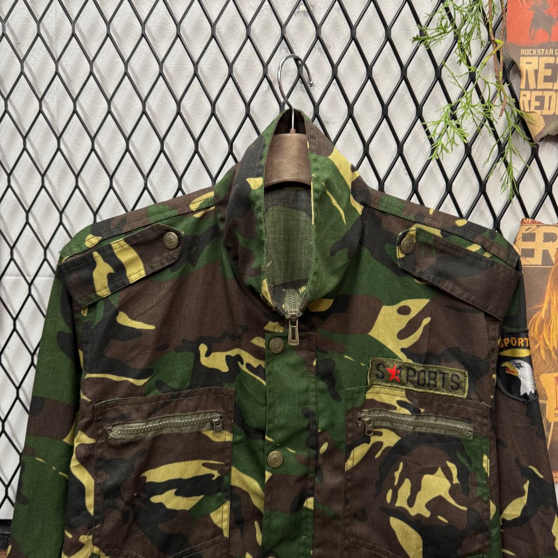 USA VINTAGE DPM 카모플라쥬 필드 자켓 자수 패치 포인트 상품이미지3