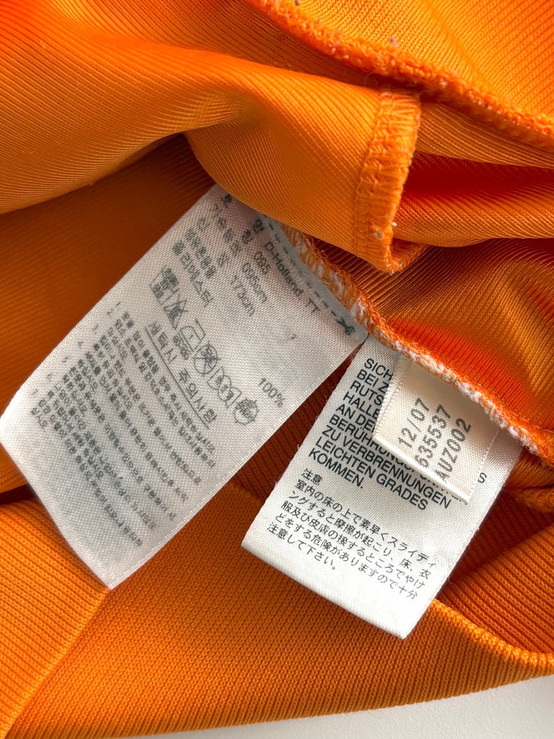 아디다스 오렌지 컬러 홀랜드 트랙탑 상품이미지8