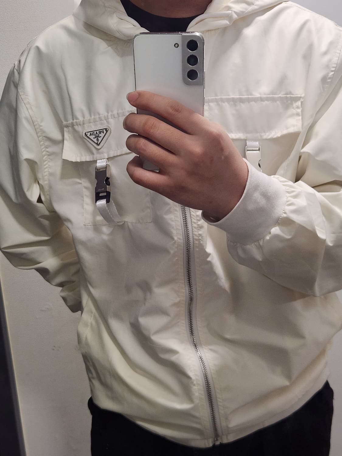 ​[국내정품/XXL] 프라다 20FW 리나일론 테크니컬 버클 자켓 상품이미지3