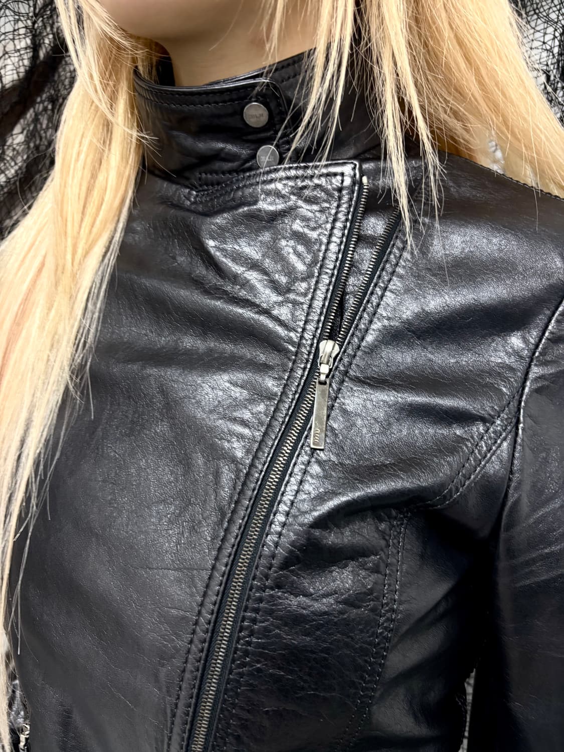 [Barbara Bui] RockChic High Neck Side Zi 상품이미지3