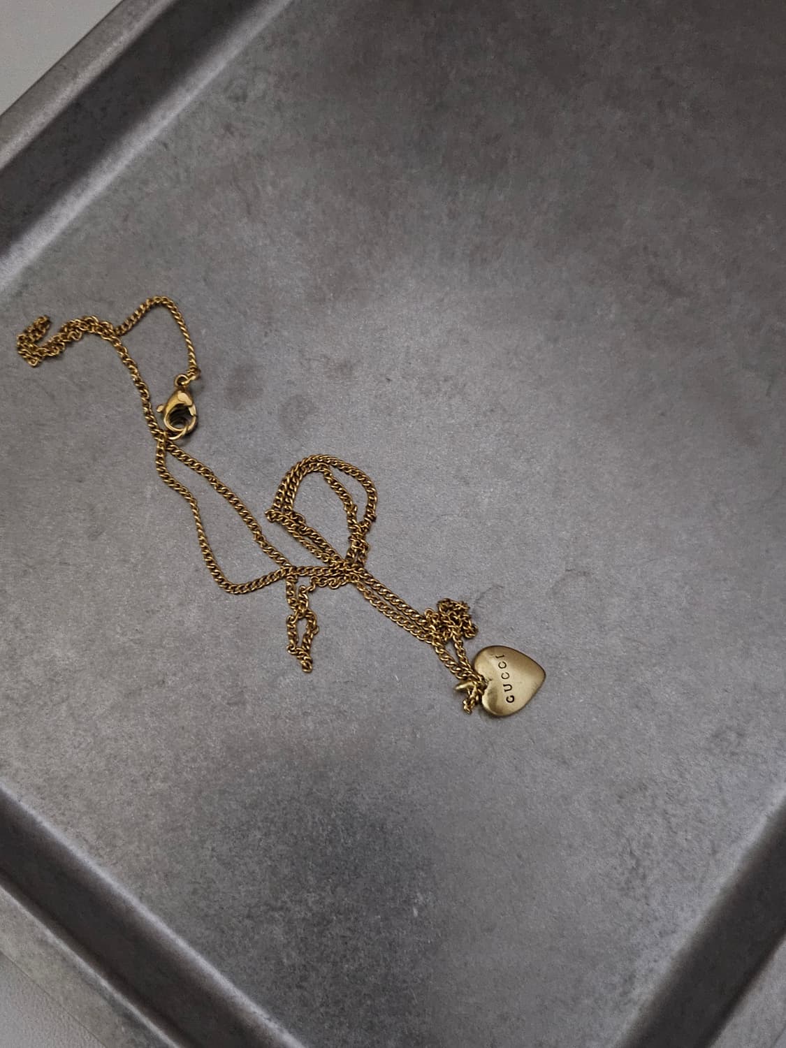 59 구찌 빈티지 정품 목걸이 업사이클링 써지컬체인 상품이미지2