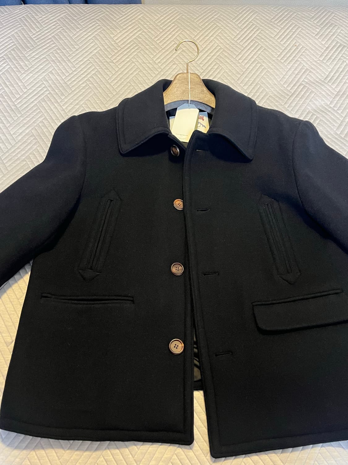 VDR VIRGIN WOOL 숏코트 [Black Night] 새상품 상품이미지3
