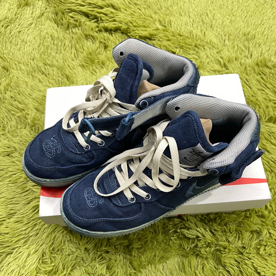 나이키 스투시 에어포스 미드 데님 커스텀 상품이미지4