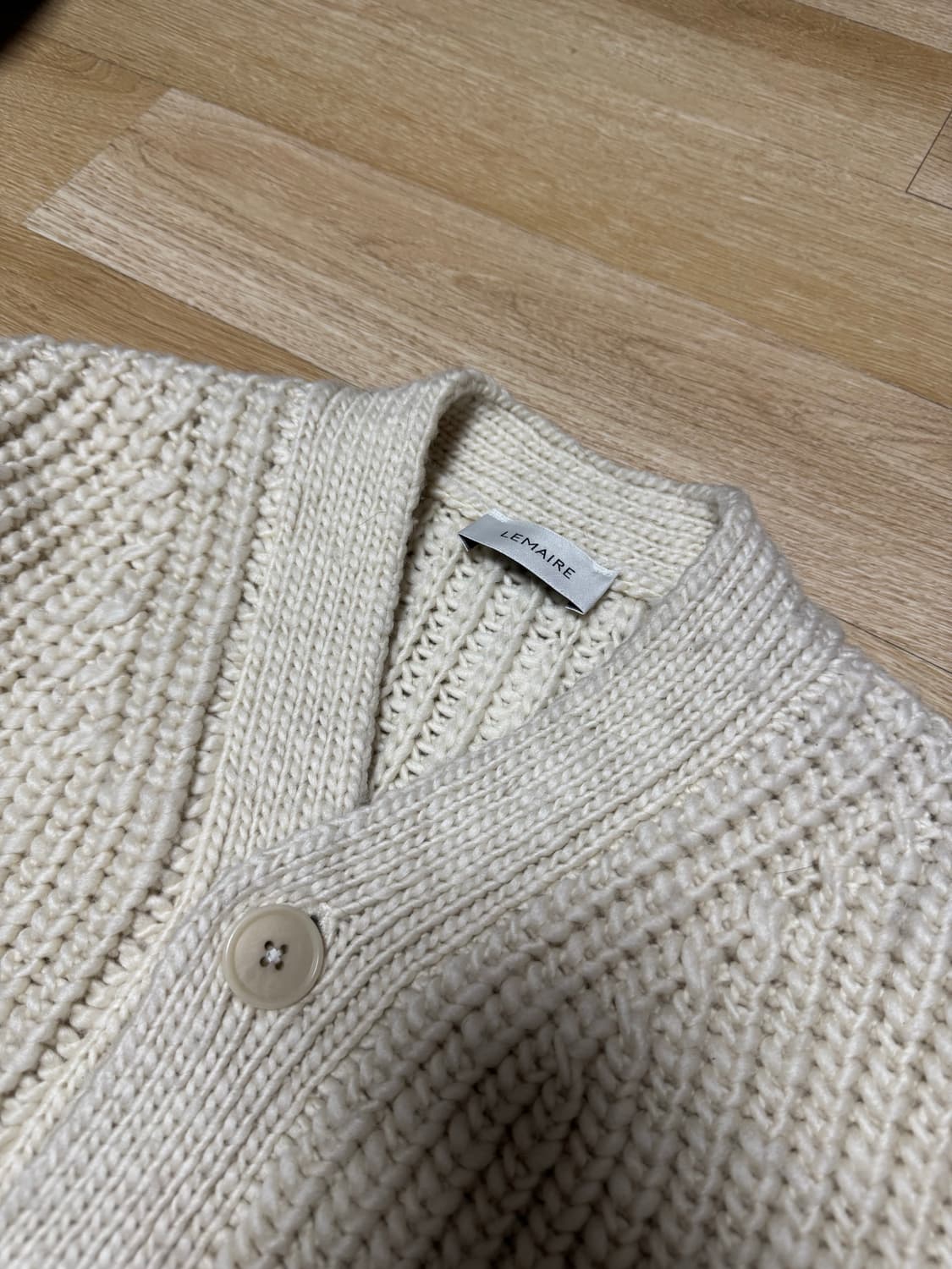 르메르 청키가디건 아이보리 M 상품이미지5