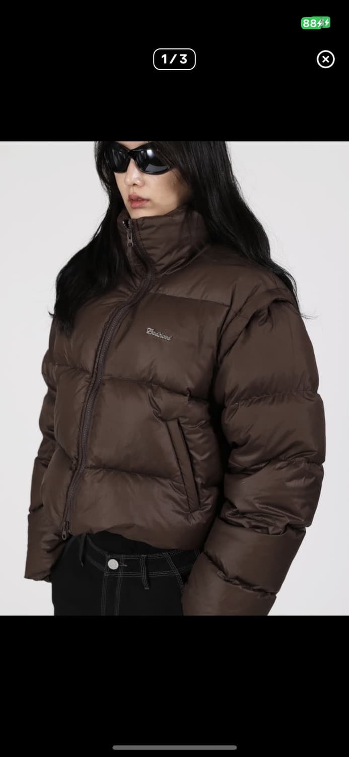 배드블러드 패딩 블랙  상품이미지1