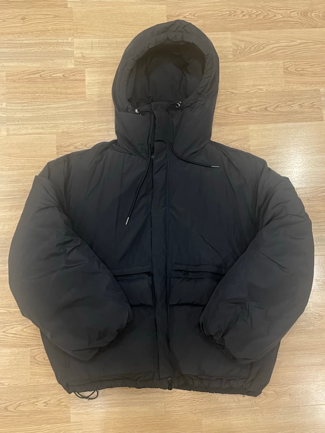 프리즘웍스 후디드 패딩 파카 M 상품이미지3