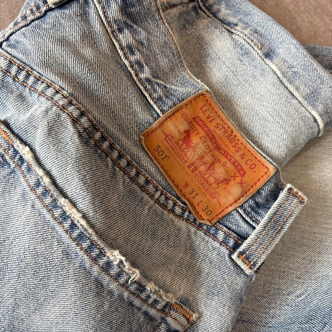리바이스 정품 501 데님 팬츠 상품이미지6