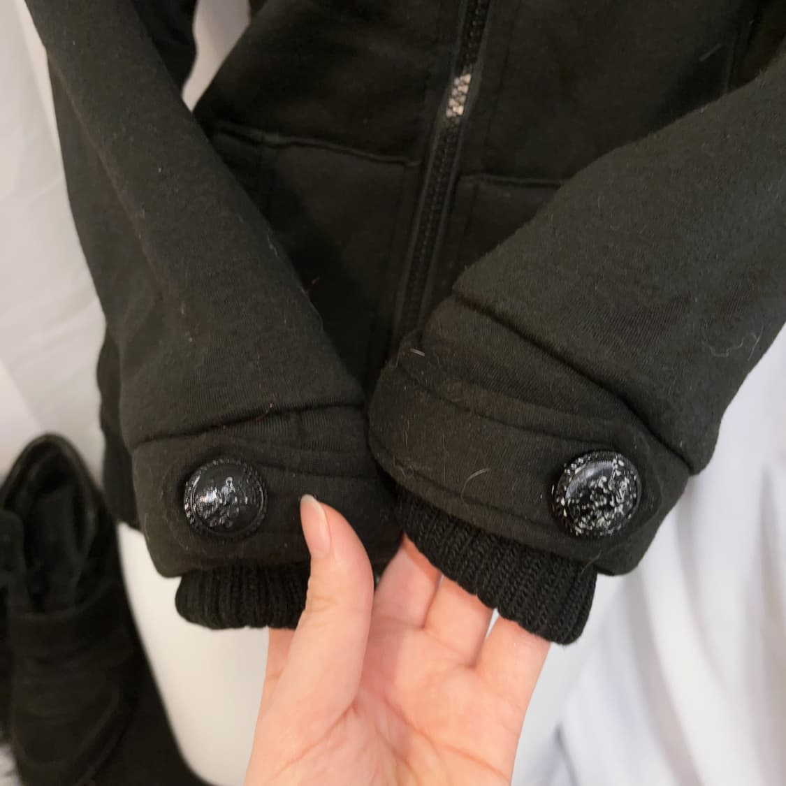 Y2k 00s하이넥 후드집업 상품이미지4