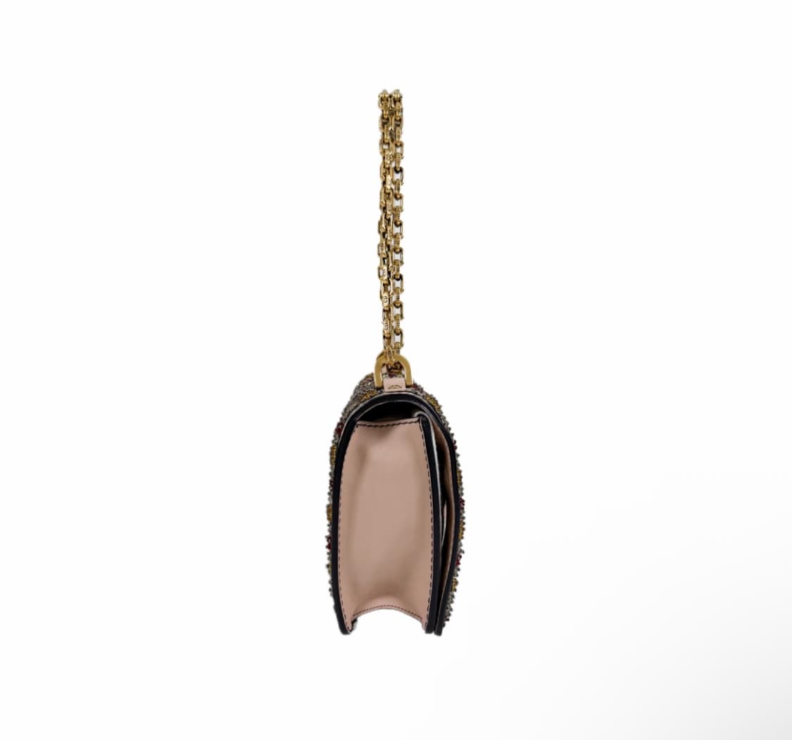 크리스찬 디올 여성 자디올 디오라마 비즈 자수 레더 체인 플랩 숄더백 상품이미지4