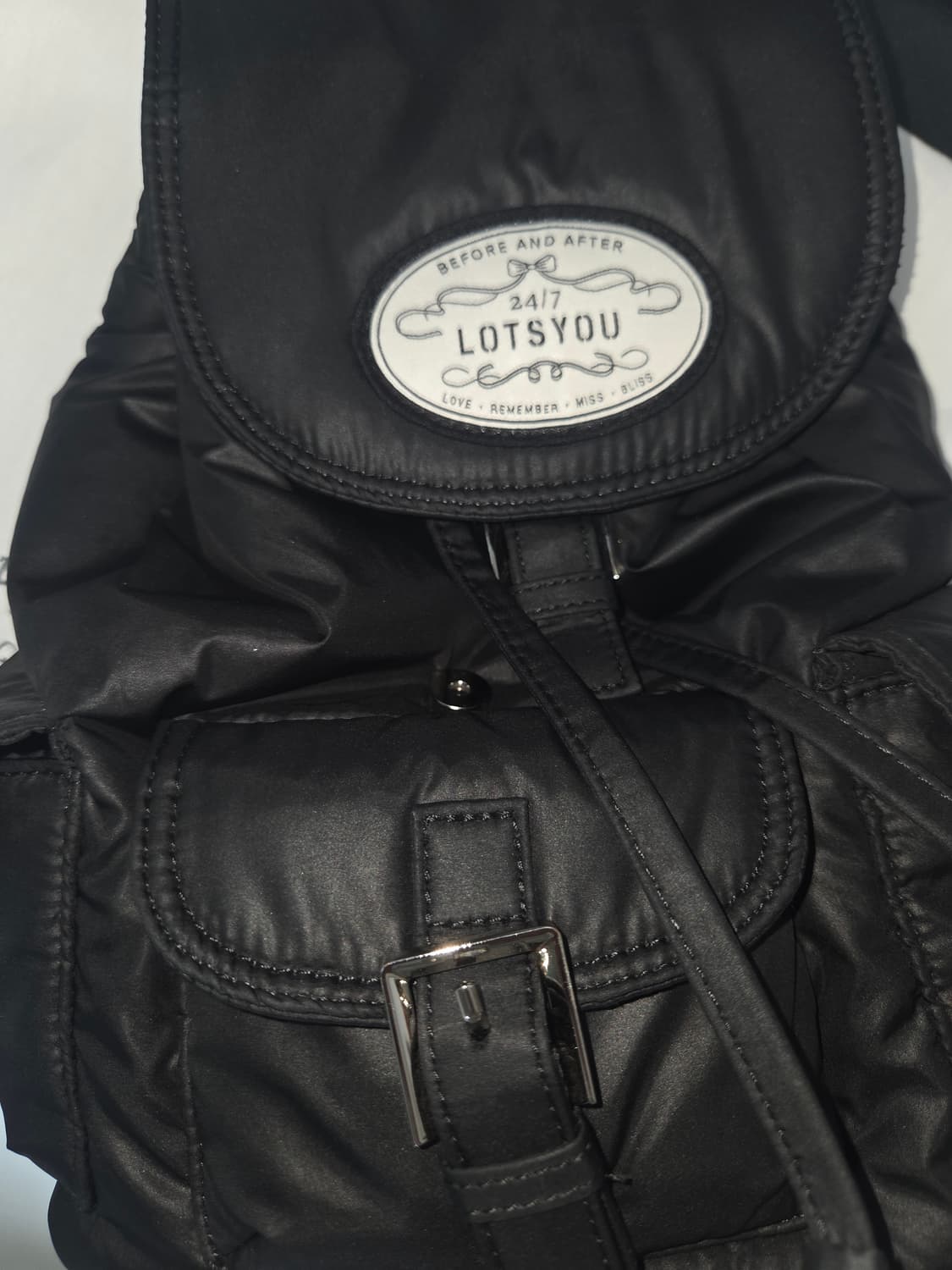 라츠유 검정백팩 (제니백) 상품이미지2