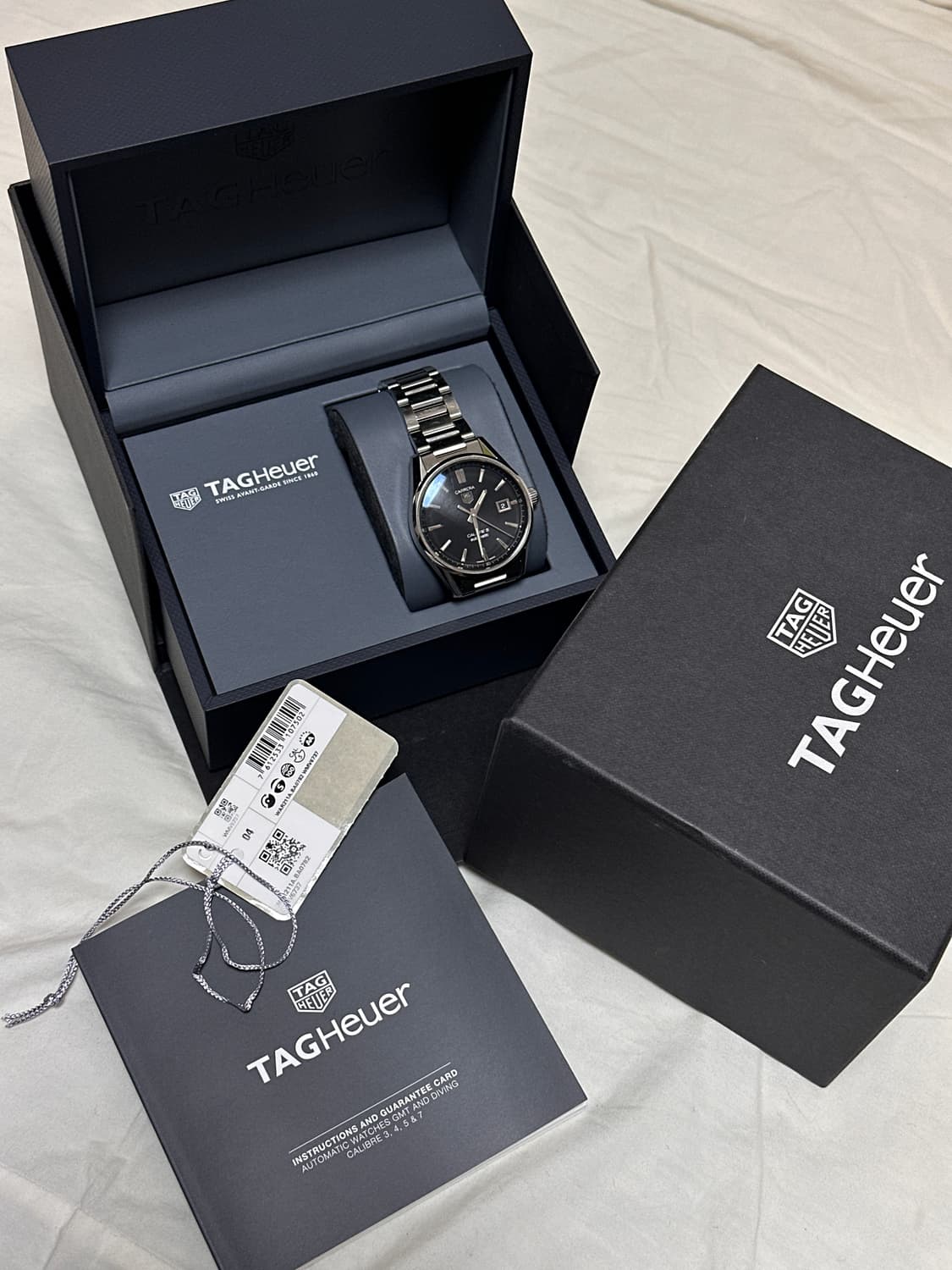 태그호이어 까레라 칼리버5 39mm 오토매틱 검판 판매합니다 상품이미지2