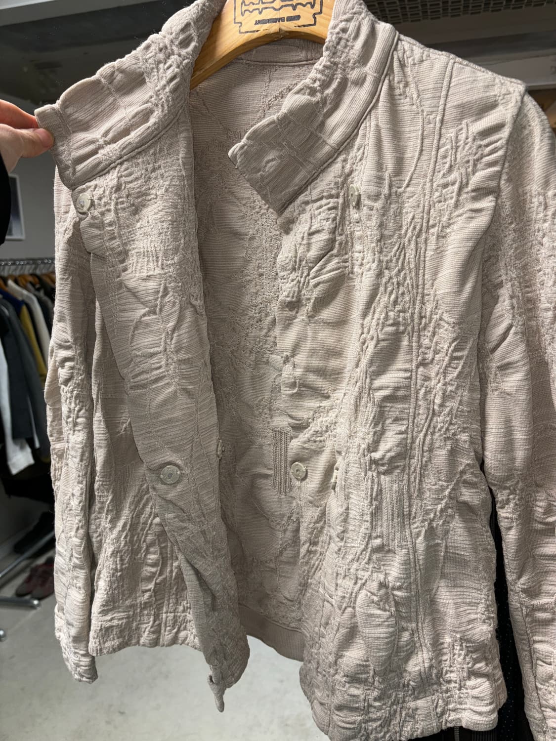 Gianni lo giudice 링클 저지 자켓 상품이미지4